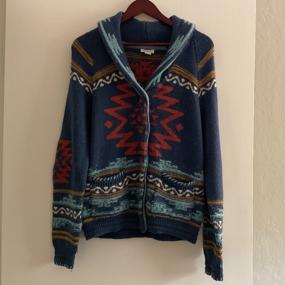Sundance Sweater Aztec Horse Spirit Winds Cardigan Women’s size small - Picture 1 of 4